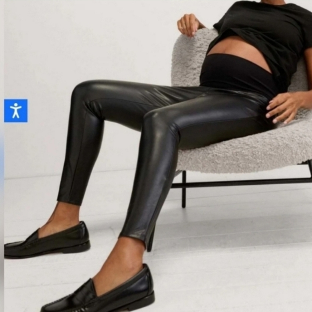 Hatch the Vegan Leather Leggings sz Small